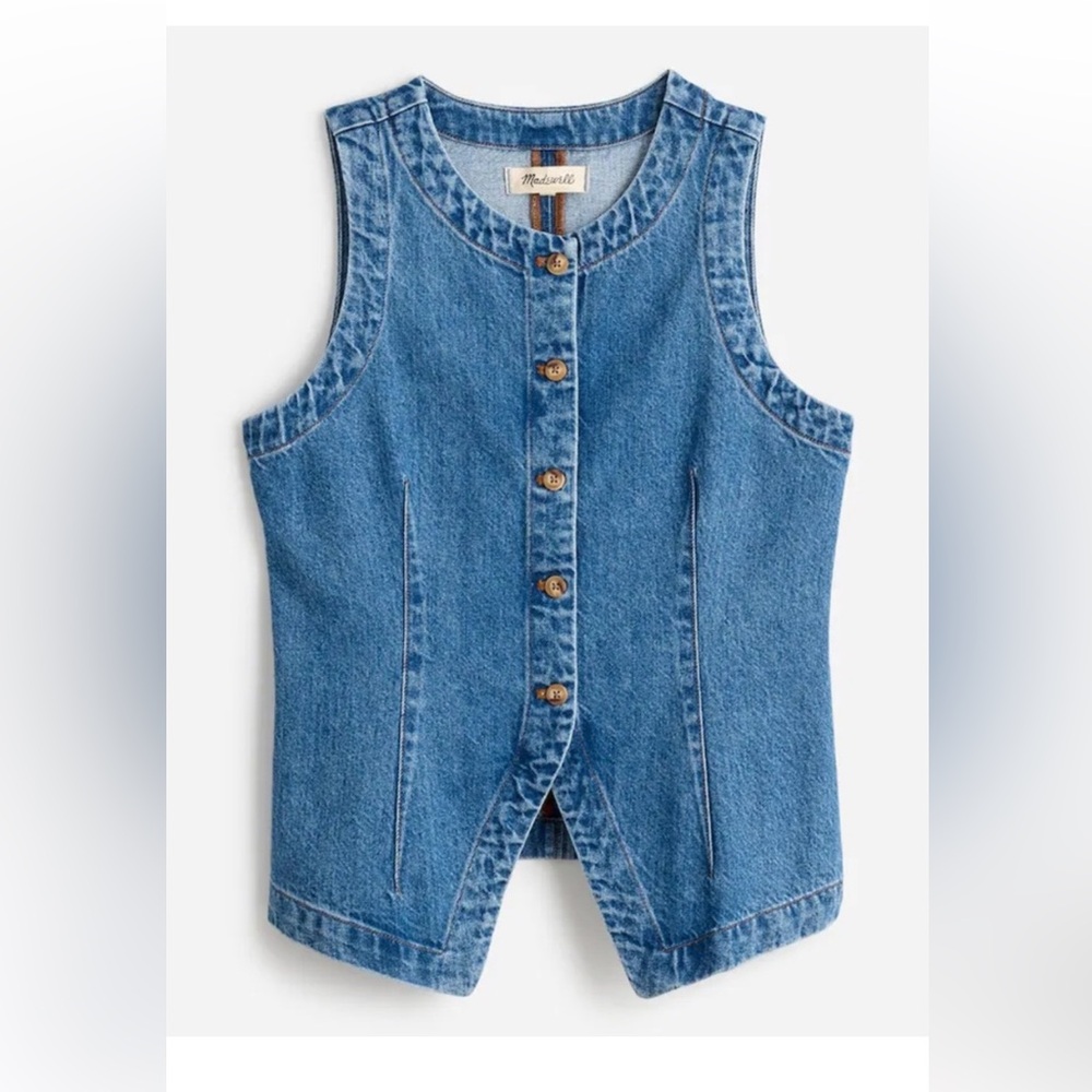 Madewell Indigo Denim Vest